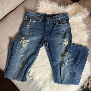 Levis 511 slim pants 33x32 excellent light blue jeans